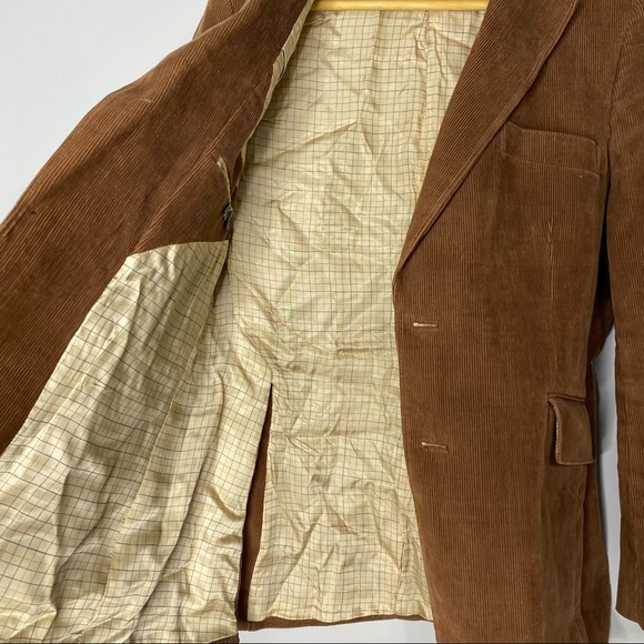 Vintage Brown Corduroy Made in Romania Sports Jacket - Picture 6 of 10